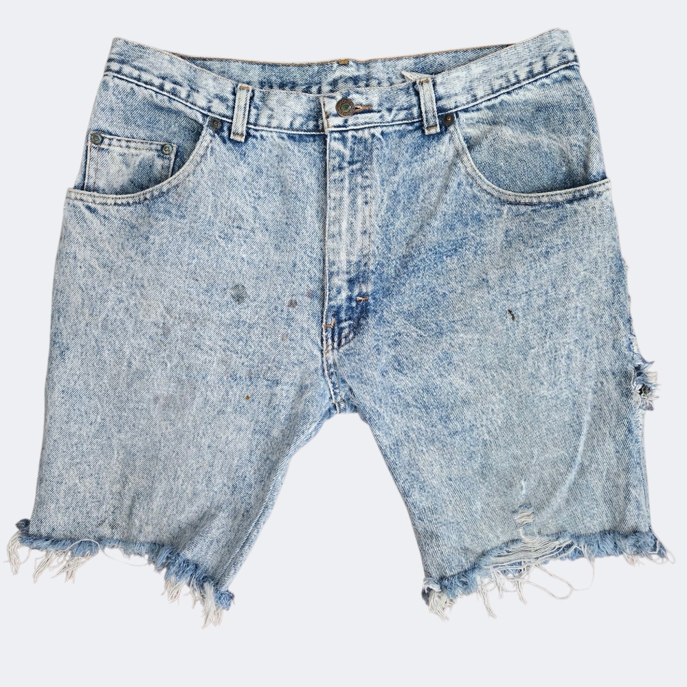 Sasson Jeans Shorts Cutoffs Size XS/S DESTROYED Acid Wash VTG 80s Rips Festival